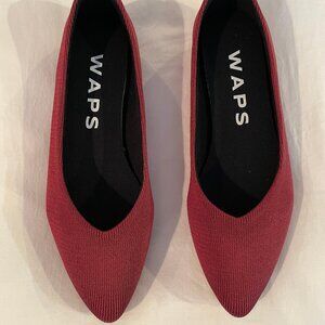 WAPS Model B Women's flats - Size 9 - color Burgundy/Wine